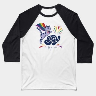 Gay AF Baseball T-Shirt